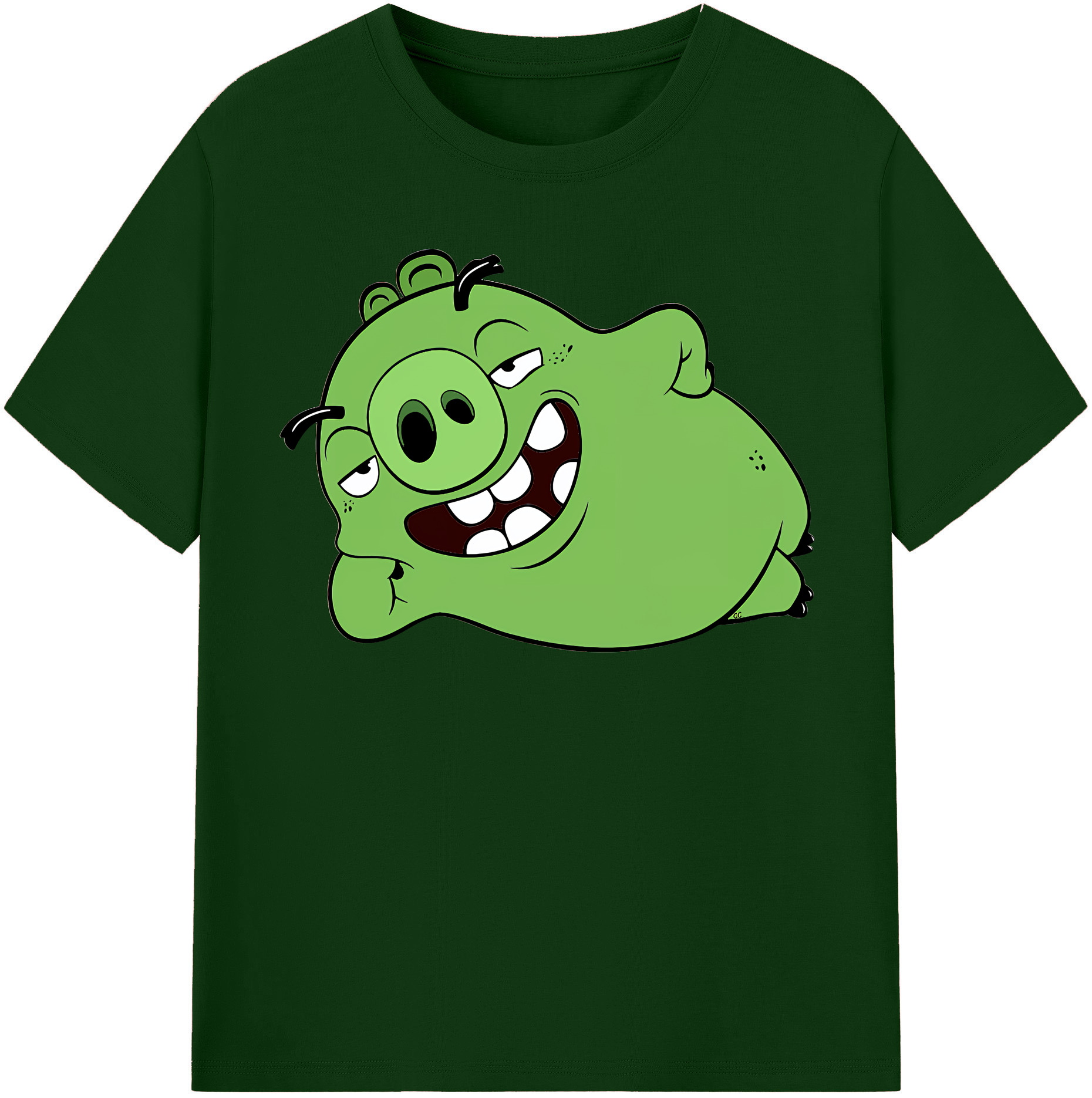 （画像用） Angry Birds アングリーバード 綿100％半袖Tシャツ（フロントプリント）